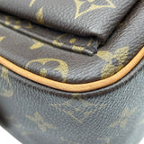 ルイ・ヴィトン LOUIS VUITTON ヴィバ・シテGM M51163 ブラウン モノグラム レディース ショルダーバッグ