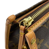 ルイ・ヴィトン LOUIS VUITTON ポパンクール M40009 ブラウン モノグラムキャンバス レディース ハンドバッグ