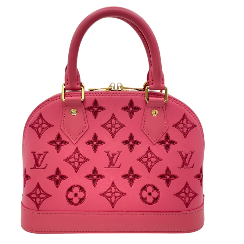 ルイ・ヴィトン LOUIS VUITTON アルマBB M22878 ピンク ブロデリーアン