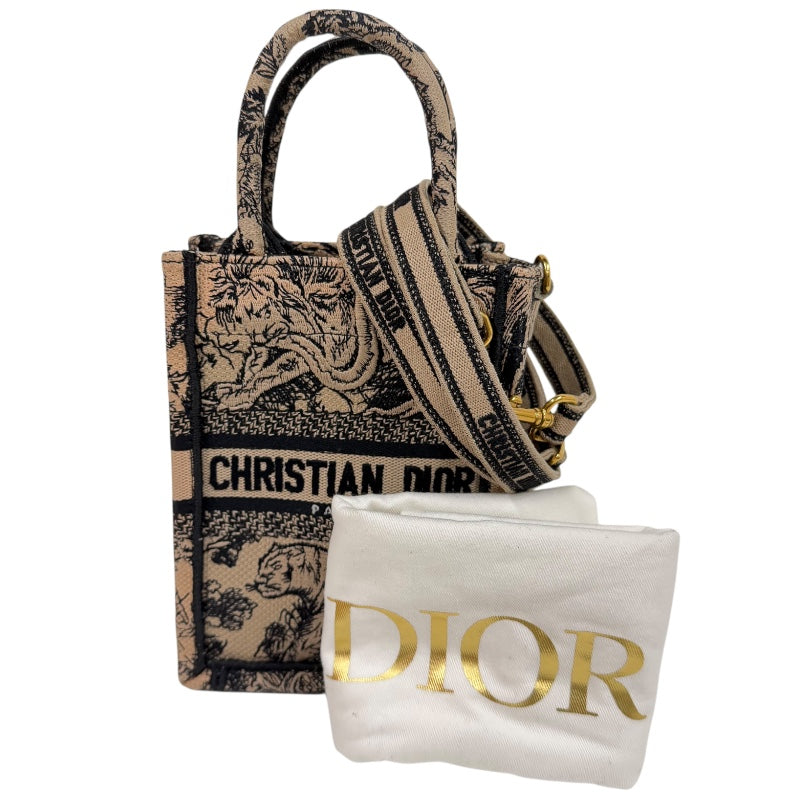 クリスチャンディオール Christian Dior トートバッグ ブックトート S5555CRHM ベージュ クリスチャン・ディオール Christian Dior ブックトートミニ