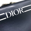 ディオールオム DIOR HOMME ロゴ ショルダーバッグ ネイビー レザー メンズ ショルダーバッグ
