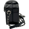 シャネル CHANEL ココマークカメラバッグ 24番台 シルバー・ブラック パテントレザー レディース ショルダーバッグ