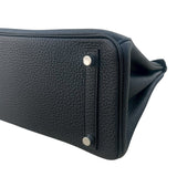 エルメス HERMES バーキン25 K刻 ブラック SV金具 トゴ レディース ハンドバッグ