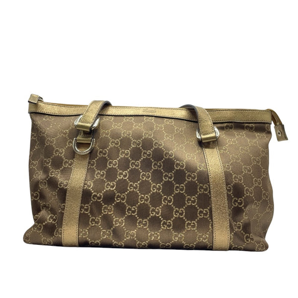 あページ グッチ GUCCI アビートートバッグ 141470 ブラウン GGサテン