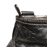 グッチ GUCCI グッチシマショルダー 201446 ブラック レザー ユニセックス ショルダーバッグ