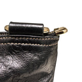 グッチ GUCCI グッチシマショルダー 201446 ブラック レザー ユニセックス ショルダーバッグ