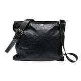 グッチ GUCCI グッチシマショルダー 201446 ブラック レザー ユニセックス ショルダーバッグ