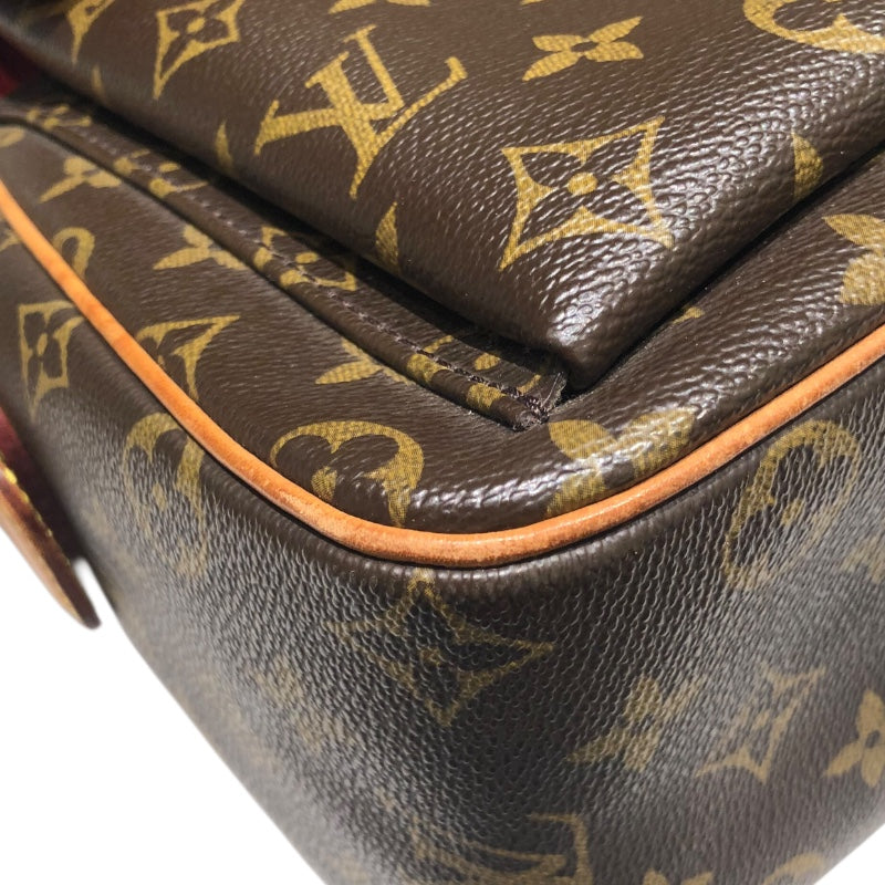 ルイ・ヴィトン LOUIS VUITTON ヴィバシテGM ショルダーバッグ バッグ PVCコーティングキャンバス レザー モノグラム レディース ブラウン系 M51163 【中古】 LOUIS VUITTON（ルイ・ヴィトン） モノグラム ヴィバシテGM ショルダー