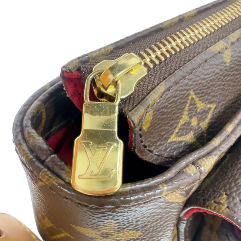 LouisVuitton ヴィバシテGM ルイヴィトン バッグ ヴィバシテGM モノグラム ショルダーバッグ PVC レザー ブラウン ルイ