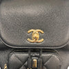 シャネル CHANEL マトラッセ バッグパック AS3530 ブラック/ゴールド金具 キャビア レディース リュック・デイパック