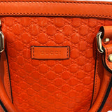 グッチ GUCCI グッチシマハンドバッグ 449654 オレンジ レザー レディース ハンドバッグ