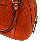 グッチ GUCCI グッチシマハンドバッグ 449654 オレンジ レザー レディース ハンドバッグ