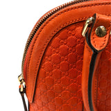 グッチ GUCCI グッチシマハンドバッグ 449654 オレンジ レザー レディース ハンドバッグ