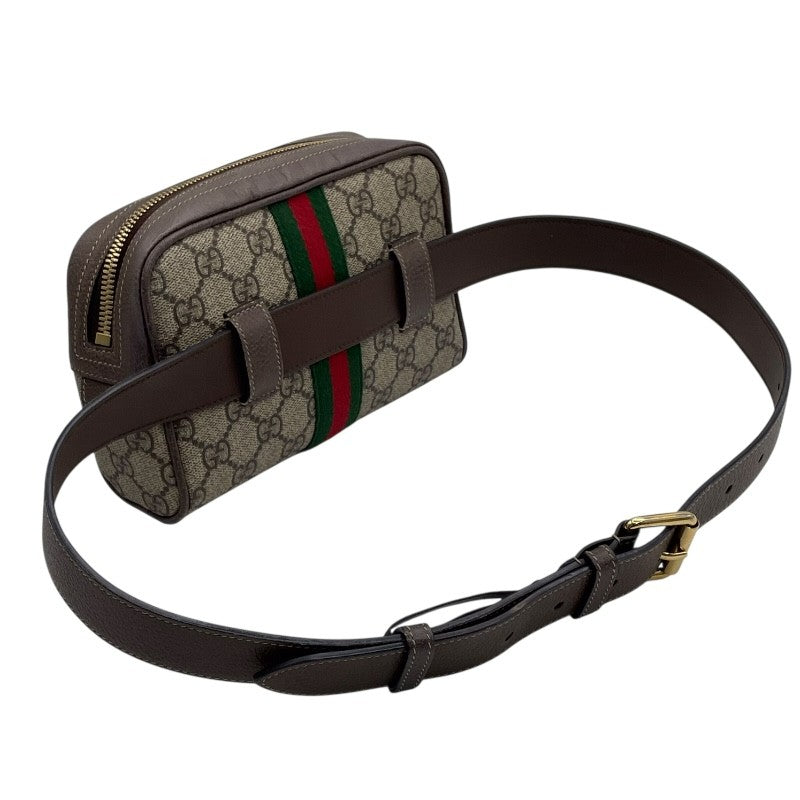 ＨＫＹＫＭ GUCCI オフィディア ベルトバッグ ウエストバッグ グッチ GUCCI オフィディア スモールベルトバッグ 517076 ブラウン×GD