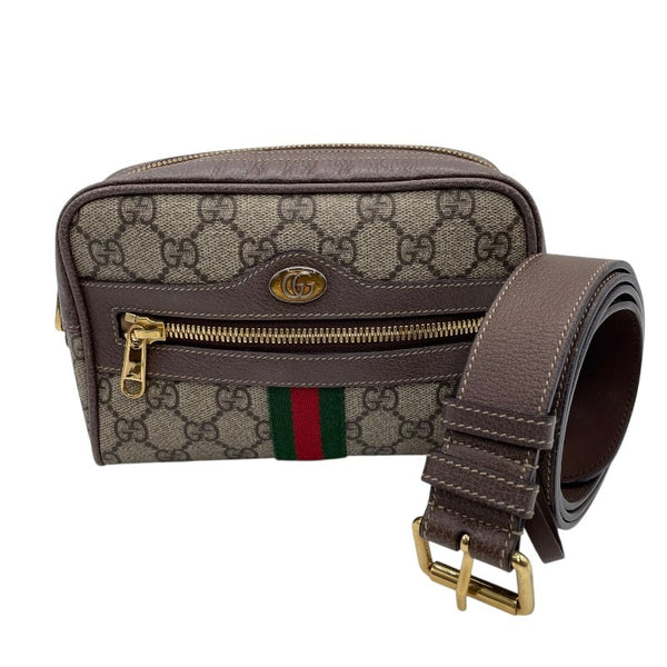 ＨＫＹＫＭ GUCCI オフィディア ベルトバッグ ウエストバッグ グッチ GUCCI オフィディア スモールベルトバッグ 517076 ブラウン×GD
