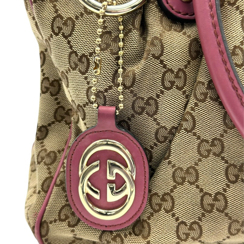 グッチ GUCCI スーキートートバッグ 296835 ピンク GGキャンバス