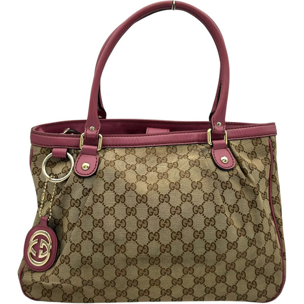 グッチ GUCCI スーキートートバッグ 296835 ピンク GGキャンバス グッチ GUCCI スーキートートバッグ 296835 ピンク GGキャンバス