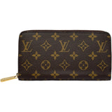 ルイ・ヴィトン LOUIS VUITTON ジッピー・ウォレット M25813 ブラウン/ミスティライラック モノグラムキャンバス レディース 長財布