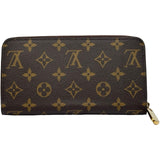 ルイ・ヴィトン LOUIS VUITTON ジッピー・ウォレット M25813 ブラウン/ミスティライラック モノグラムキャンバス レディース 長財布