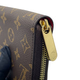 ルイ・ヴィトン LOUIS VUITTON ジッピー M42896 コクリコ モノグラム ユニセックス 長財布