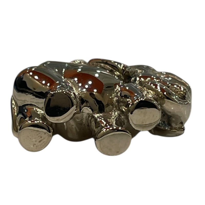 エルメス HERMES エレファント カデナ シルバー メタル ユニセックス