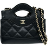 シャネル CHANEL CHANEL31 チェーンクラッチ AP3875 ブラック ゴールド金具 シャイニーラムスキン レディース ショルダーバッグ