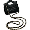 シャネル CHANEL CHANEL31 チェーンクラッチ AP3875 ブラック ゴールド金具 シャイニーラムスキン レディース ショルダーバッグ