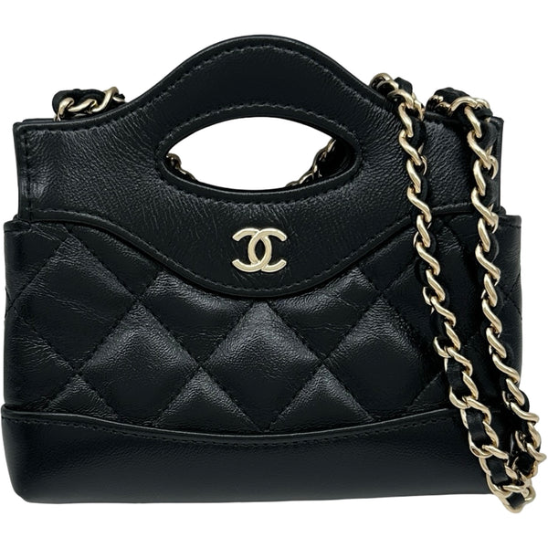 シャネル CHANEL CHANEL31 チェーンクラッチ AP3875 ブラック ゴールド