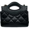 シャネル CHANEL CHANEL31 チェーンクラッチ AP3875 ブラック ゴールド金具 シャイニーラムスキン レディース ショルダーバッグ