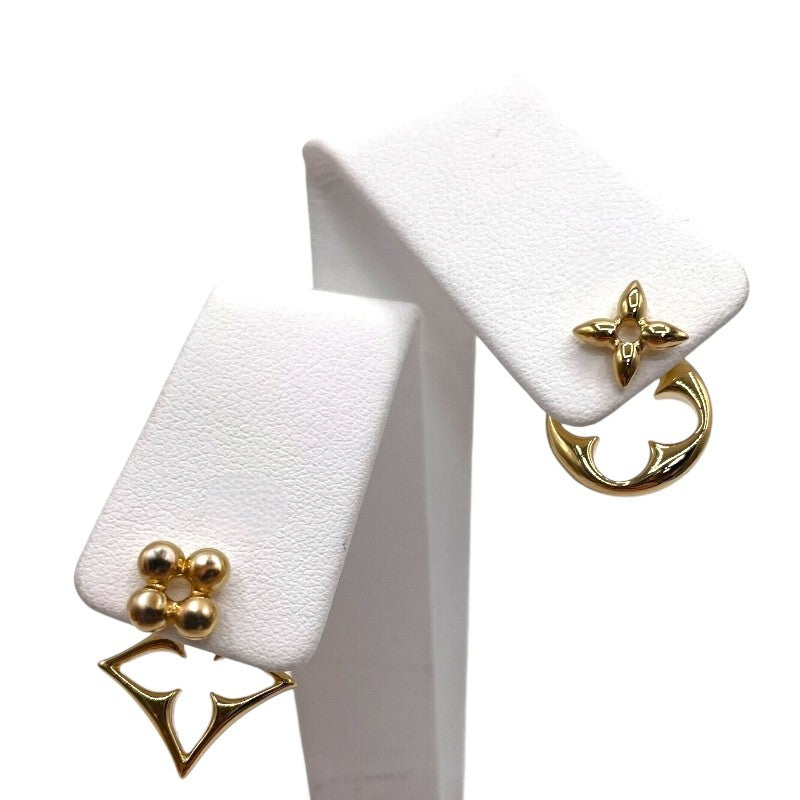 ルイ・ヴィトン LOUIS VUITTON ピアス LV フラワーグラム メタル