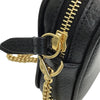 グッチ GUCCI GGマーモント ミニカメラバッグ 772759 ブラック ゴールド金具 レザー レディース ショルダーバッグ