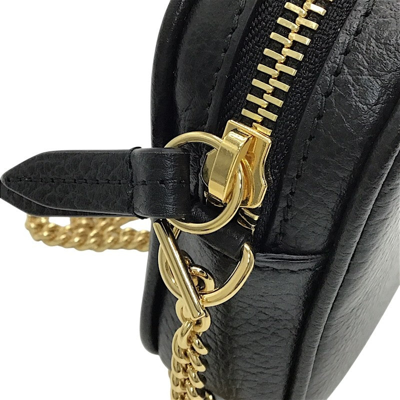 GUCCI GGマーモント ミニカメラバッグ ブラック【付属品あり】 グッチ GUCCI GGマーモント ミニカメラバッグ 772759 ブラック