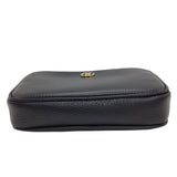 グッチ GUCCI GGマーモント ミニカメラバッグ 772759 ブラック ゴールド金具 レザー レディース ショルダーバッグ