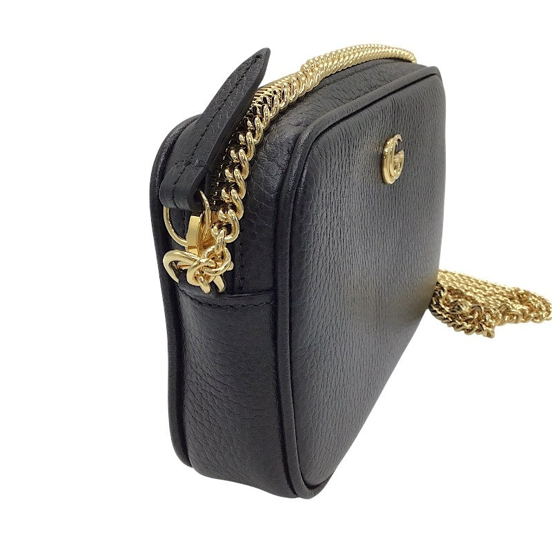 グッチ GUCCI GGマーモント ミニカメラバッグ 772759 ブラック