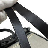 エルメス HERMES エールバッグジップアドPM Z刻 ブラック×ホワイト シルバー金具 トワル/ハンター レディース リュック デイパック