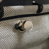 エルメス HERMES エールバッグジップアドPM Z刻 ブラック×ホワイト シルバー金具 トワル/ハンター レディース リュック デイパック