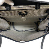 エルメス HERMES エールバッグジップアドPM Z刻 ブラック×ホワイト シルバー金具 トワル/ハンター レディース リュック デイパック