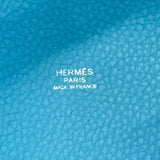 エルメス HERMES ピコタンロックPM Z刻印 ブルーノール シルバー金具 トリヨン レディース ハンドバッグ
