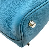 エルメス HERMES ピコタンロックPM Z刻印 ブルーノール シルバー金具 トリヨン レディース ハンドバッグ