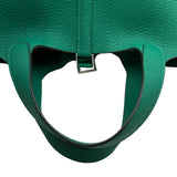 エルメス HERMES ピコタンロックPM Z刻 ヴェールヴェルティゴ シルバー金具 トリヨン レディース ハンドバッグ