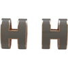エルメス HERMES ポップアッシュピアス ベージュ GD金具 メタル ジュエリー