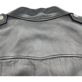 サンローラン SAINT LAURENT L01 ダブルレザーライダースジャケット 397290 ブラック レザー メンズ ライダースジャケット