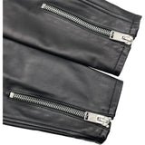 サンローラン SAINT LAURENT L01 ダブルレザーライダースジャケット 397290 ブラック レザー メンズ ライダースジャケット