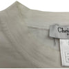 クリスチャン・ディオール Christian Dior JADORE ロゴプリントカットソー 1H12155031 ホワイト コットン レディース 長袖Ｔシャツ
