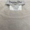 クリスチャン・ディオール Christian Dior JADORE ロゴプリントカットソー 1H12155031 ホワイト コットン レディース 長袖Ｔシャツ