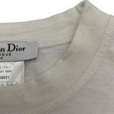 クリスチャン・ディオール Christian Dior JADORE ロゴプリントカットソー 1H12155031 ホワイト コットン レディース 長袖Ｔシャツ