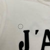 クリスチャン・ディオール Christian Dior JADORE ロゴプリントカットソー 1H12155031 ホワイト コットン レディース 長袖Ｔシャツ