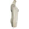 クリスチャン・ディオール Christian Dior JADORE ロゴプリントカットソー 1H12155031 ホワイト コットン レディース 長袖Ｔシャツ