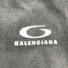 バレンシアガ BALENCIAGA インサイドアウトワイドスウェットパンツ 808266 グレー コットン ユニセックス その他ボトムス