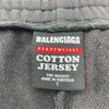 バレンシアガ BALENCIAGA インサイドアウトワイドスウェットパンツ 808266 グレー コットン ユニセックス その他ボトムス